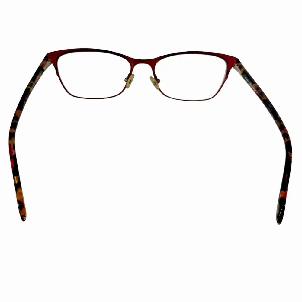 MSRP $202 Laura Ashley Caroline Dark Burgundy Eyeglasses Frames 53-17-135mm